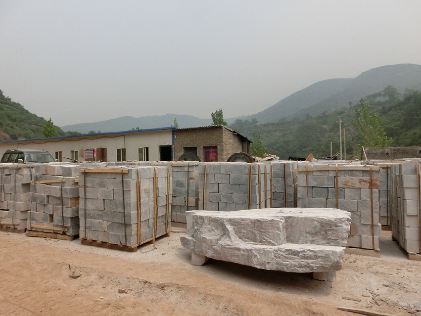 馬路磚，路邊石加工客戶現(xiàn)場(chǎng)